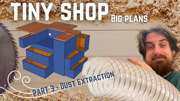 Ultimate Small shop Table Saw & Router Table Part 3) | Hidden Dust extraction system Installation