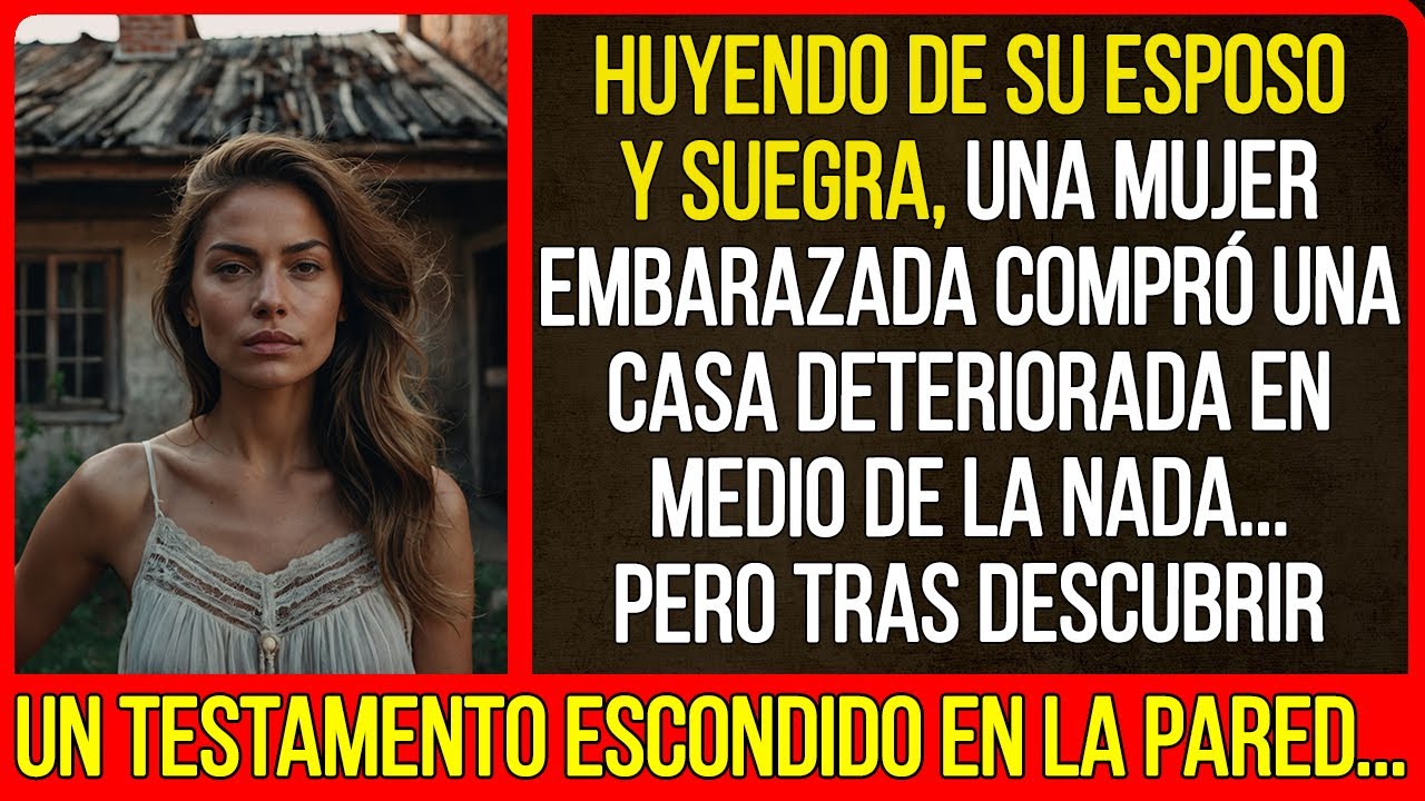 Huyendo de su esposo y suegra, una mujer embarazada compró una casa deteriorada en medio de la nada