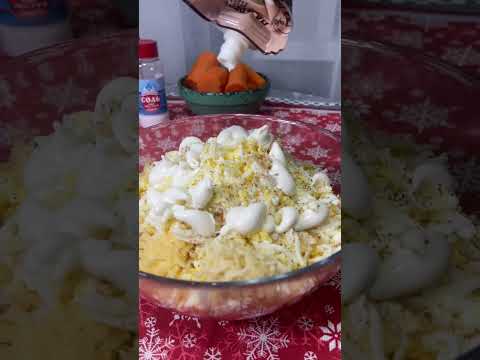 Это не мандарины🚫 А настоящий новогодний салат! 🥗 #видеорецепты #еда #новыйгод #рецепты #тренд