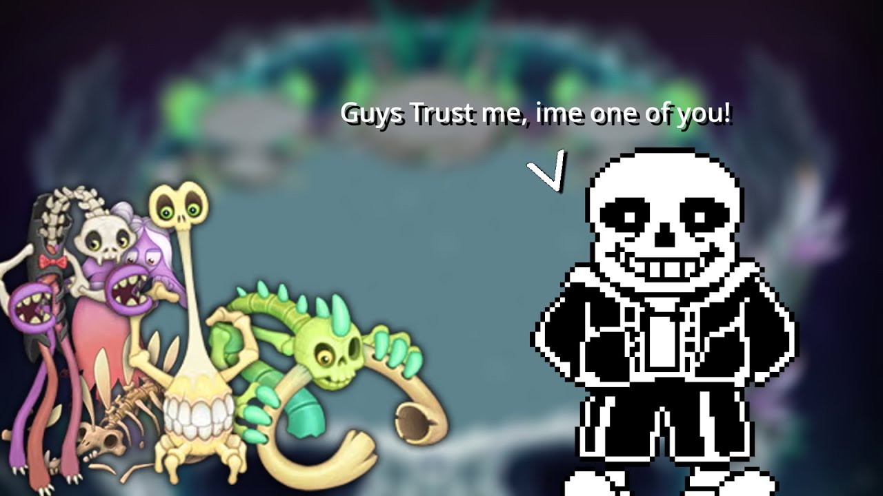 || What if || Sans on bone island || The little ffidyll || - YouTube