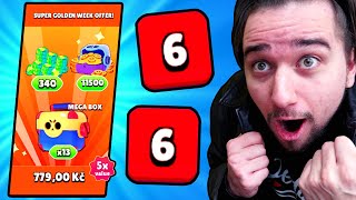 MEGA BOX OPENING DOUBLE DROP! SUPER GOLDEN WEEK OFFER! Hokus Pokus 2 | Brawl Stars