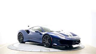 Ferrari 488 pista blue