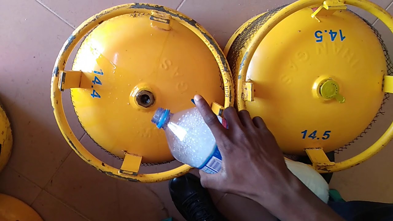 Namna ya kutambua mtungi wa gas unaovujisha.