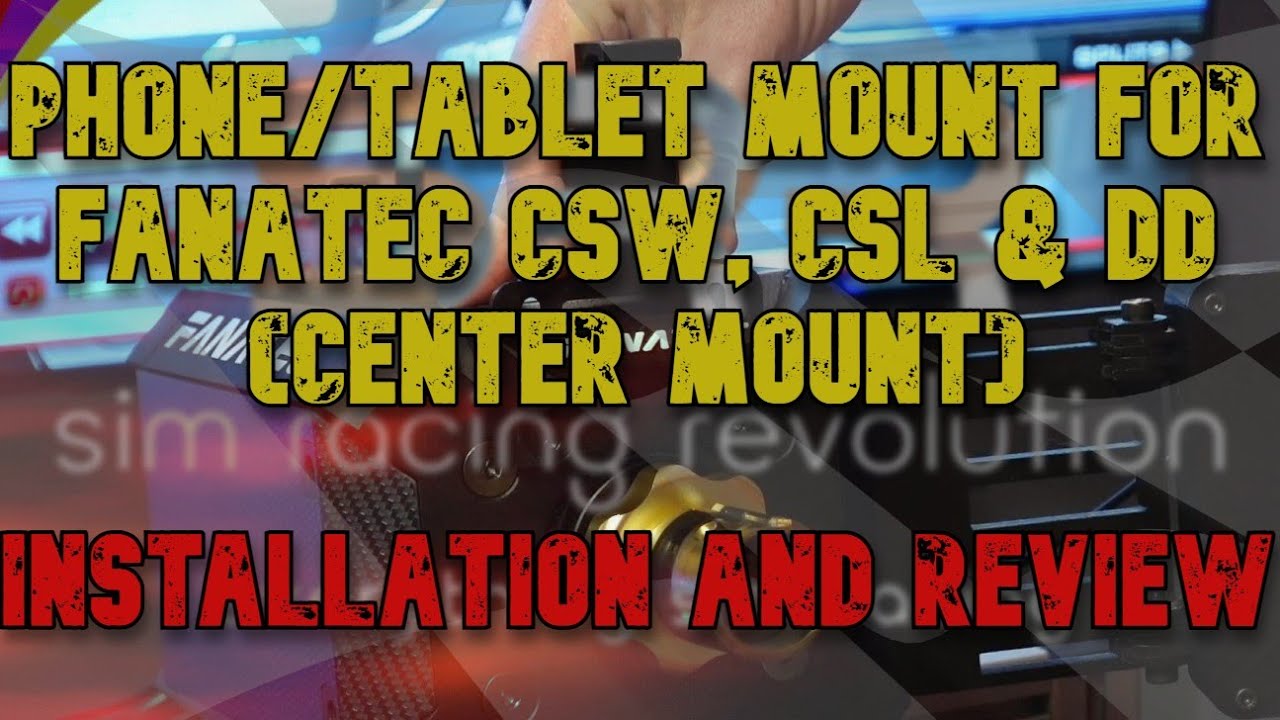 I Am Trying Out a Phone/Tablet Mount for My Sim Rig!! - YouTube