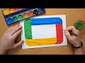 How to draw the Google TV logo