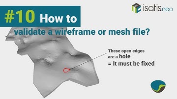 Isatis.neo How to#10 validate a wireframe or mesh file