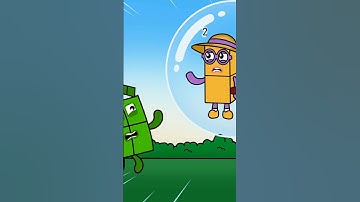 On Holiday NB 1 And NB 2 Are Stuck In A Giant Bubble  #gaming  #numberblocks