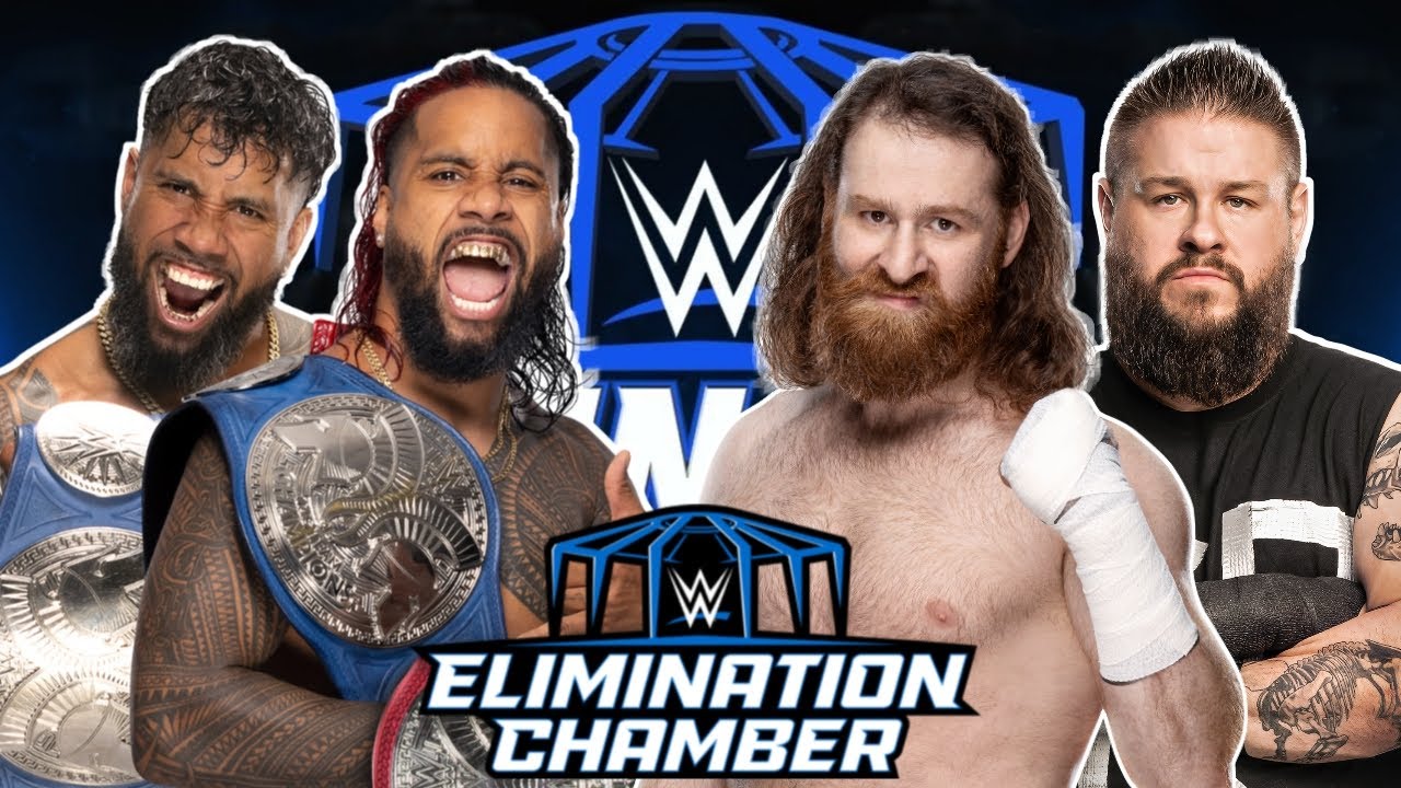SAMI ZAYN & KEVIN OWENS vs THE USOS FULL MATCH at WRESTLEMANIA LIVE 2K22 #wwe #romanreigns #theusos - YouTube
