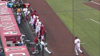 2011/09/28 Navarro's first career hit
