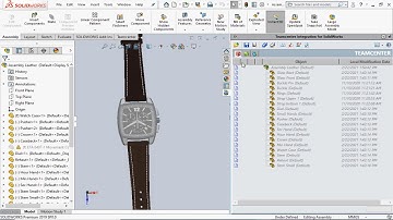 SolidWorks Wristwatch Design