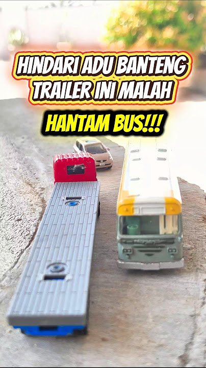 Hindari Adu Banteng Dengan Mobil Truk ini Malah Hantam Bus!