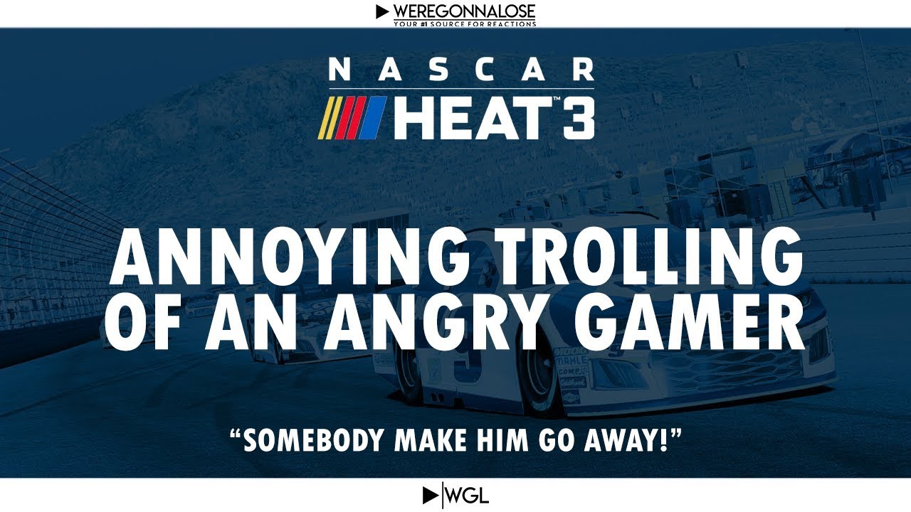 Nascar Heat 3 — раздражающий троллинг разгневанного игрока Nascar shaunrooney798