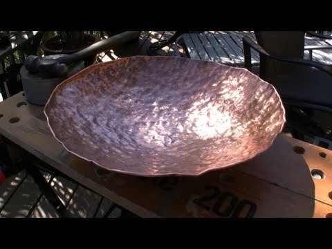 How To Make A Copper Bowl Hammering With Rob