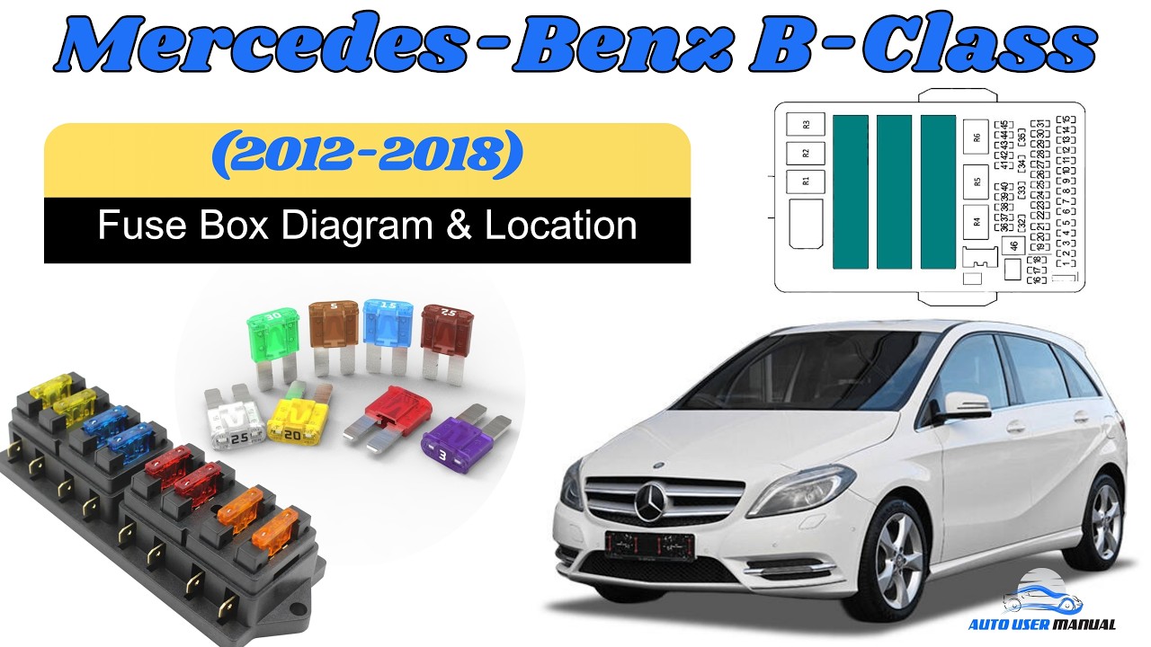 mercedes b class cigarette lighter fuse Fuse Box Location & Diagrams: Mercedes-Benz B-Class (2012-2018) Owner's  Manual