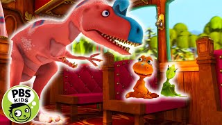 Dinosaur Train | Are Fossils in the Red Rock Cliffs? | PBS KIDS