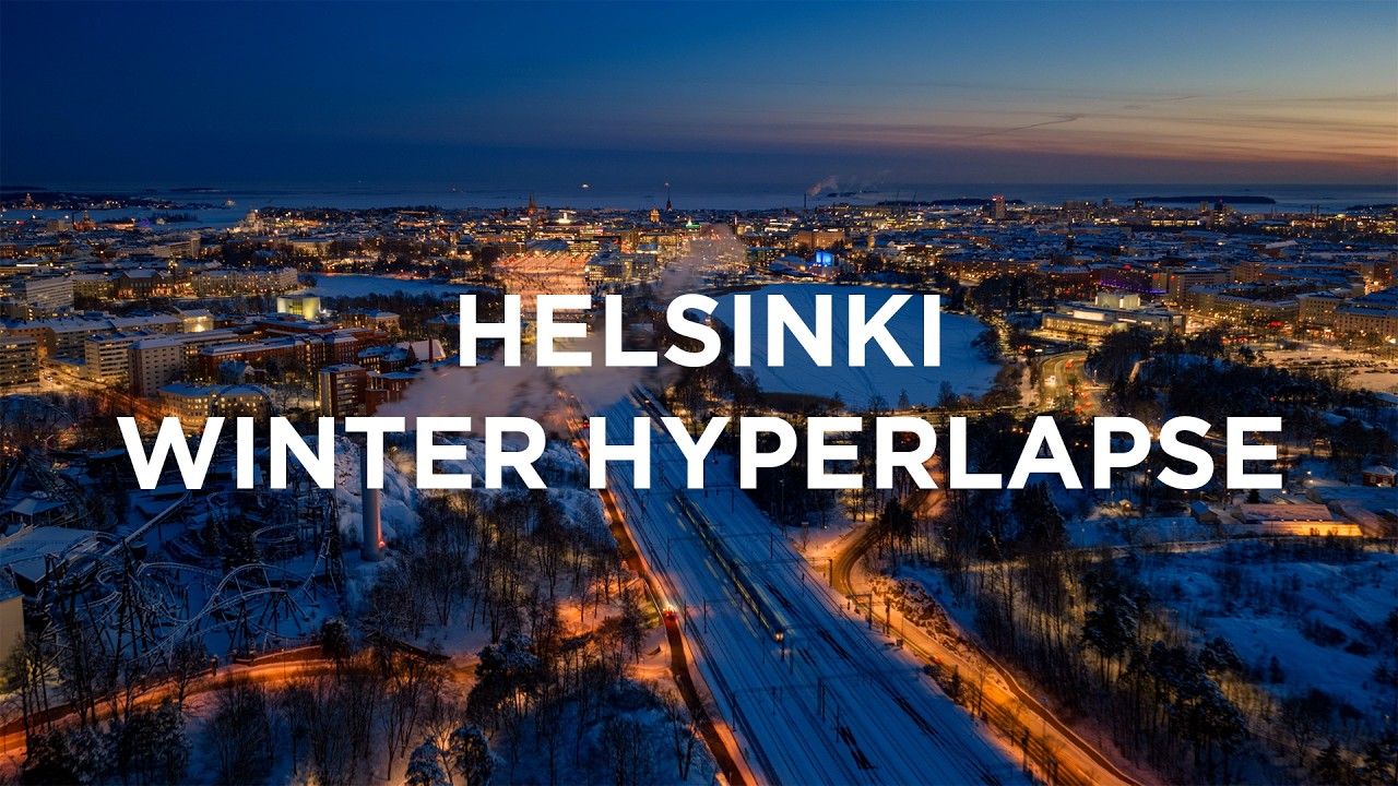 Helsinki Sunset Hyperlapse 13 February 2026