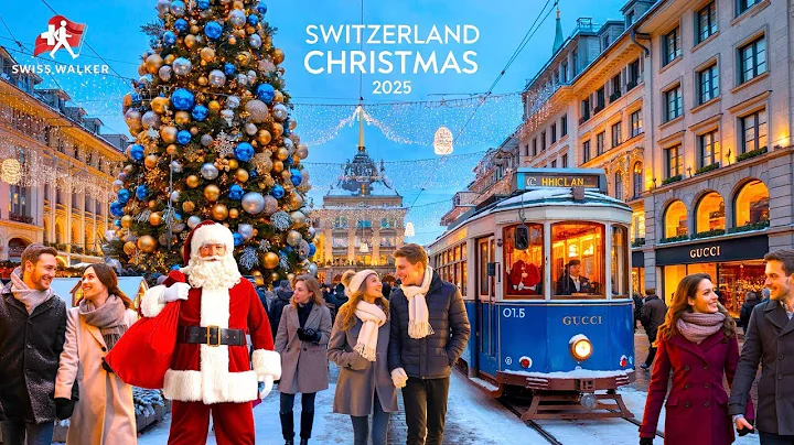 Zurich Christmas Lights 2025 ✨ First Day of ‘Lucy’ | Christmas Starts Today in Zurich City (4K)