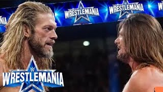 Edge Vs AJ Styles full match highlights wrestlemania 38 |