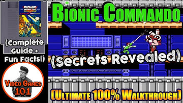 Bionic Commando NES Walkthrough | 100% Guide | Video Games 101