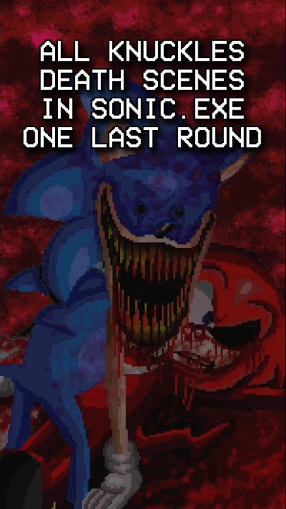 ALL KNUCKLES DEATH SCENES IN SONIC.EXE ONE LAST ROUND #shorts #sonicexe #exe #sonichorror #luigikid
