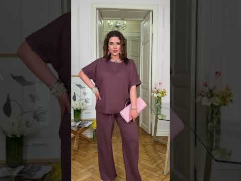 Літній жіночий костюм з бавовни, видео 1