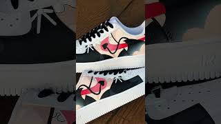 Another form of our waifu! ❤️ #painting #nike #sneakers #custom #art #mydressupdarling #anime