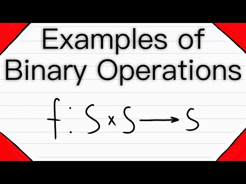 二項演算の例（および非例）|抽象代数