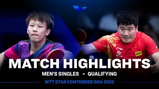 Lin Gaoyuan vs Liang Jingkun | MS QF |  WTT Star Contender Goa 2023