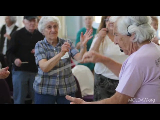 THE MOLDAW: Maestro David Dworkin Brings "CONDUCTORCISE" Seniors, PALO ALTO