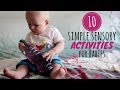 10 Simple Sensory Activities for Babies | DIY Baby Entertainment