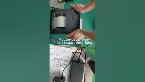 Printer error when have paper for thermal label printer TS-M420