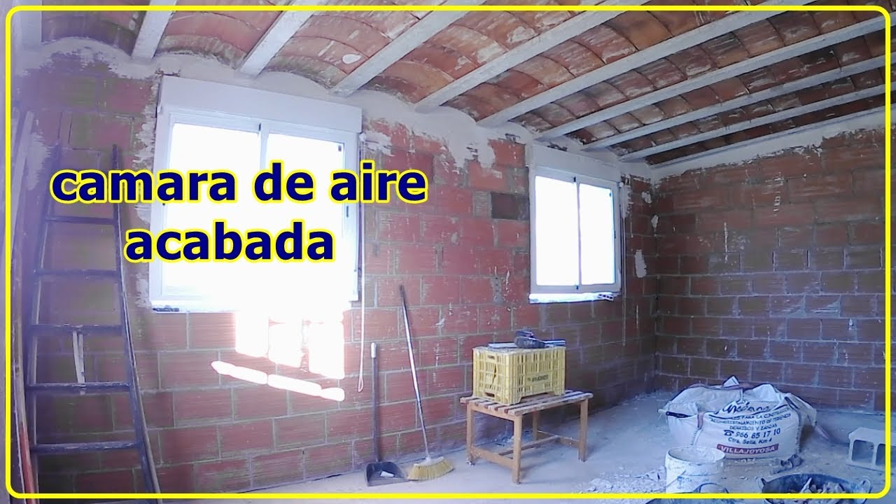 TERMINACIÓN TABIQUE DE LADRILLO|| CAMARA AIRE ACABADA
