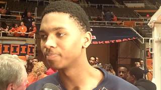 Illini guard Malcolm Hill Quincy Postgame Interview 11/7/14