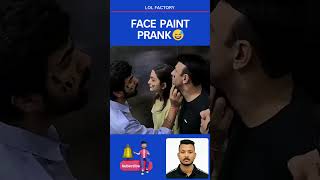 Funny Face Paint Prank 😂🎨 | Unexpected Reactions | Viral Prank  #rjprank #prankvideo #liftprank