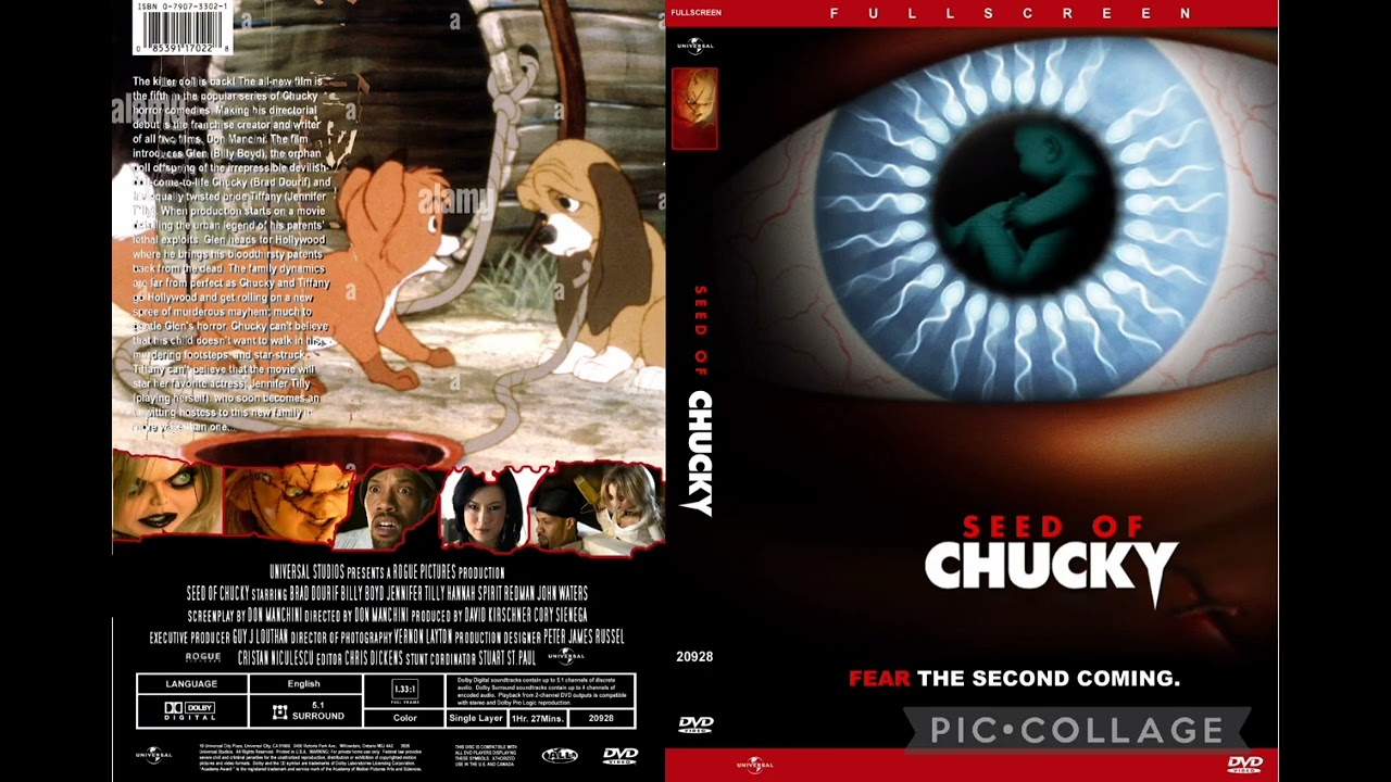 Seed Of Chucky (2004) DVD Covers Full Screen Universal 