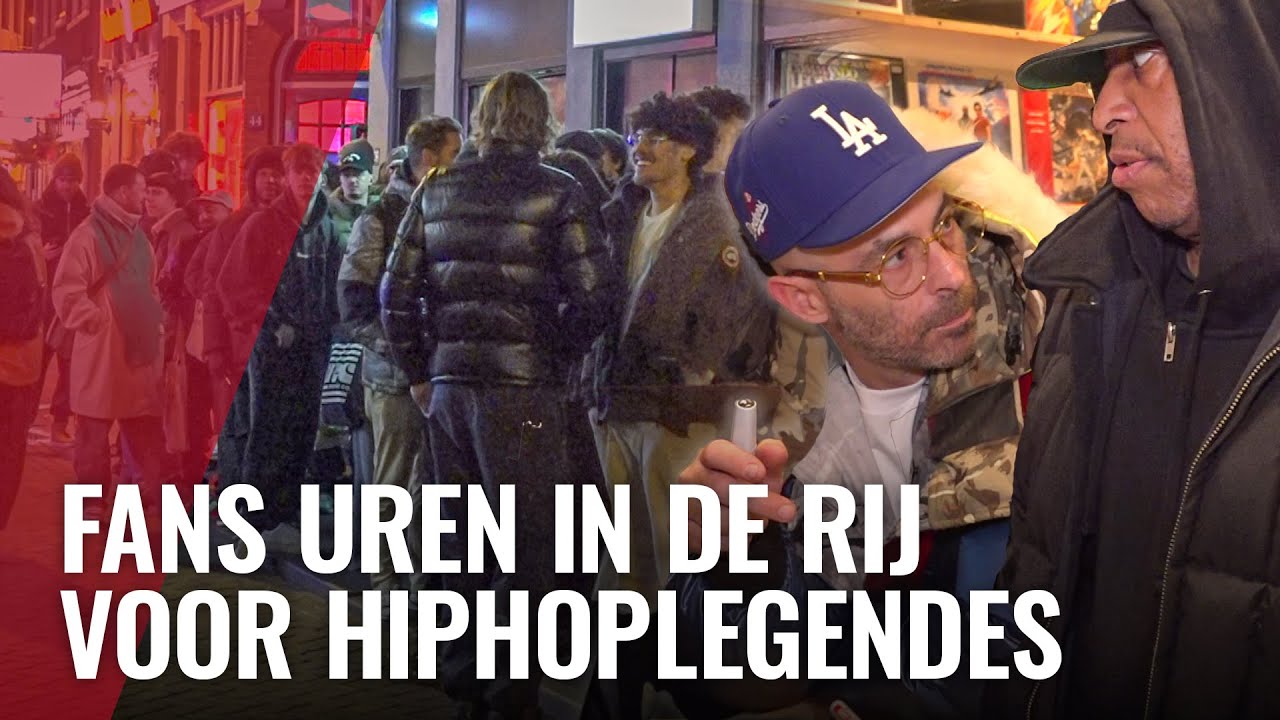 Lange rij Zeedijk voor hiphop-iconen DJ Premier en The Alchemist