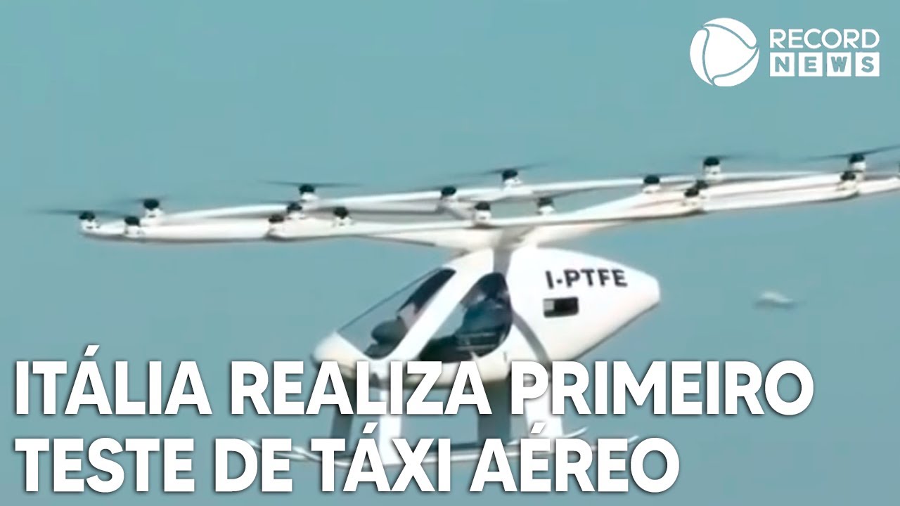 Itália realiza primeiro teste de táxi aéreo