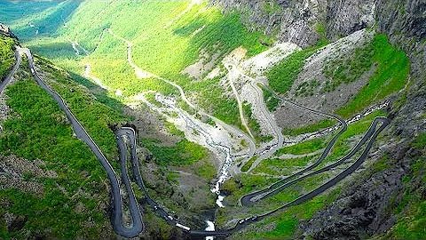 Trollstigen Norway famous serpetine mountain road, Der Trollstigen in Norwegen - DayDayNews