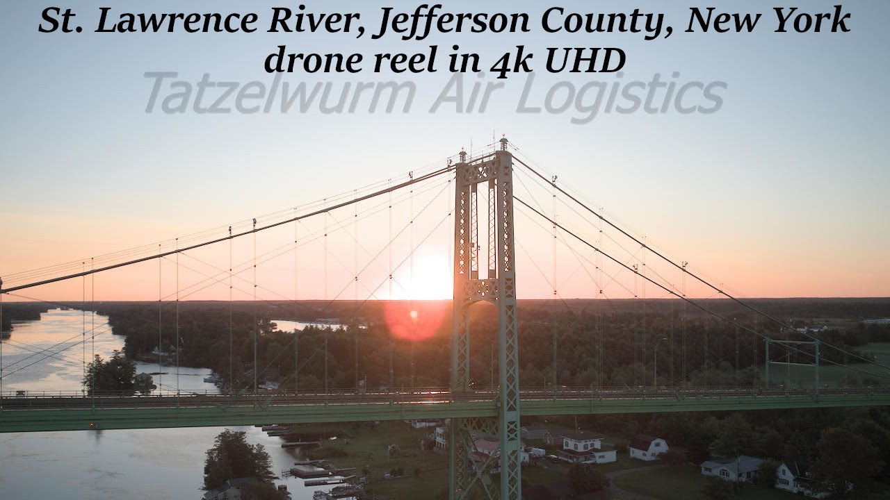 St Lawrence River Jefferson County NY 4k Aerial Video - Licensed Drone Pilot Northern New York