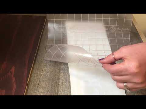 Will Permanent Vinyl Stick To Stained Wood