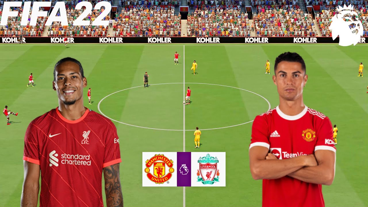 FIFA 22 Manchester United vs Liverpool 2021/22 Premier League Season Full Match & Gameplay FIFA 22 Manchester United vs Liverpool 2021/22 Premier League Season Full Match & Gameplay