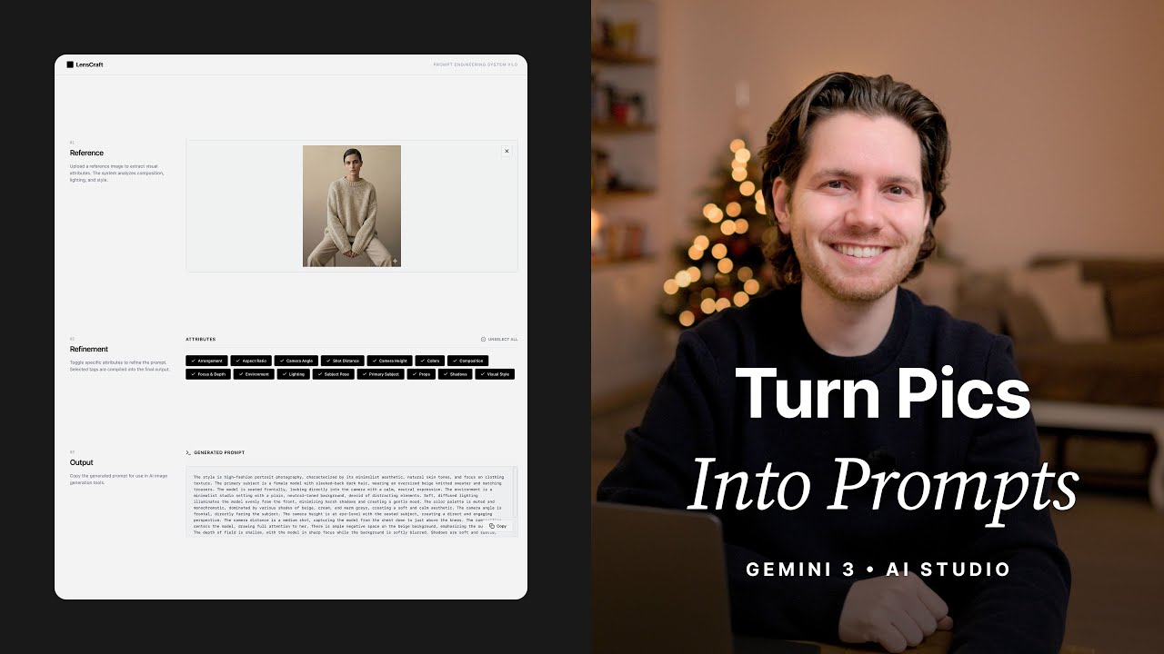 I Built an AI App That Turns Images Into Perfect Prompts in AI Studio ...