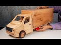 Handmade Wooden Volkswagen Model | DIY Wood Car Build | Satisfying Craft Process