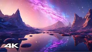 Synthwave Cosmic Drift ★ Ambient Space Music for Meditation & Study 4K