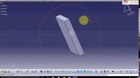 Catia V5R19 For beginers Tutorial 1