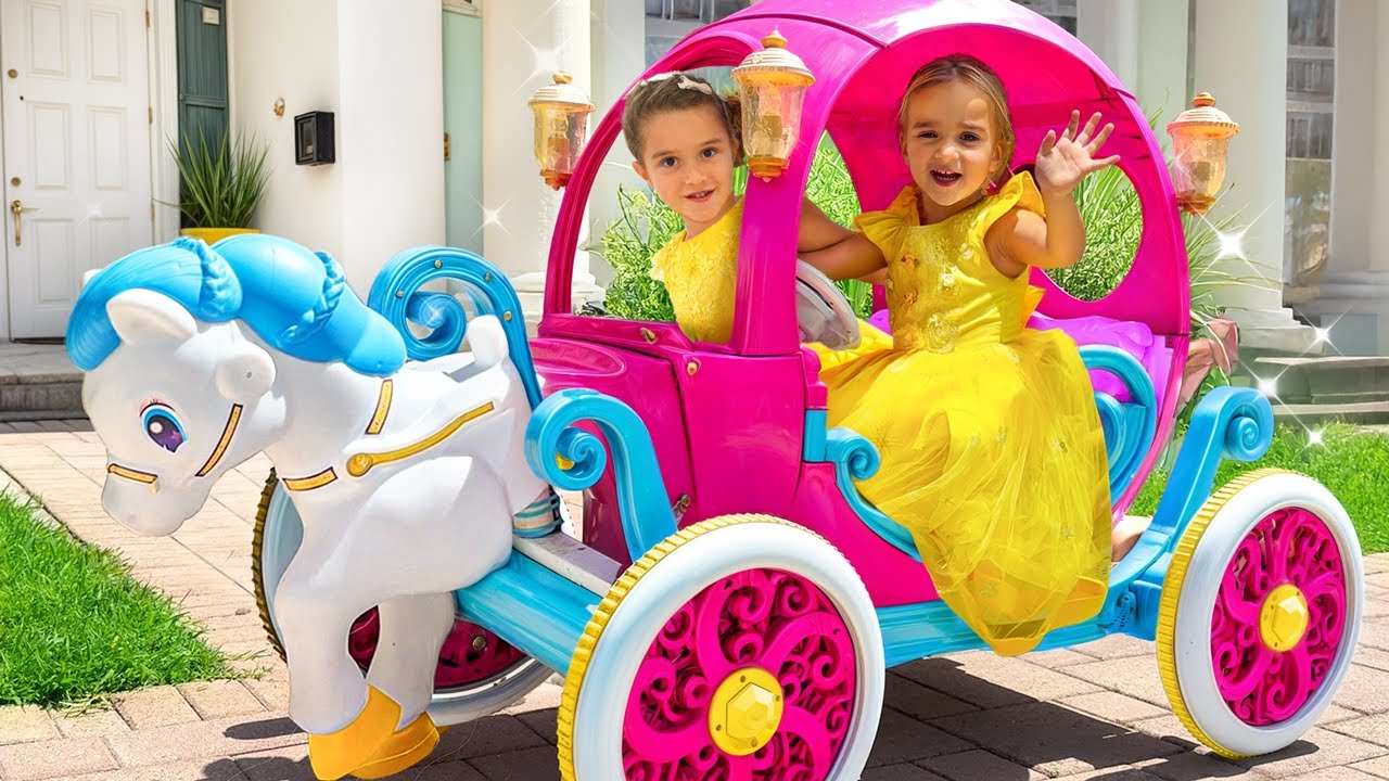 Алиса наряжается на бал принцесс - истории с Алисой