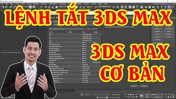 HỌC 3DS MAX CƠ BẢN || Hướng dẫn đặt lệnh tắt trong 3ds Max 2022