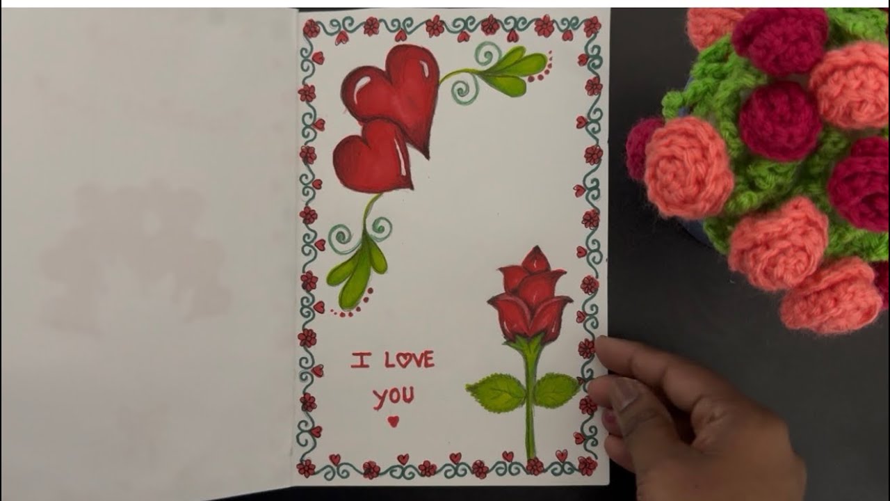 How to make Valentines Day greeting card Part-2| Easy Making of valentines greeting card ❤️