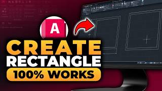 How To Create Rectangle in AutoCAD (𝟮𝟬𝟮𝟲) | 100% WORKS | NO Yapping, To The Point! | FAST & EASY