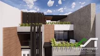 Enscape Rendering - Modern Residential House with Atrium